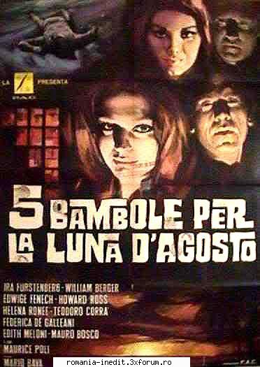 Edwige Fenech (1948� ) - Movie Collection - 5 Dolls for an August Moon 1970 - Filme clasice - Old Movies