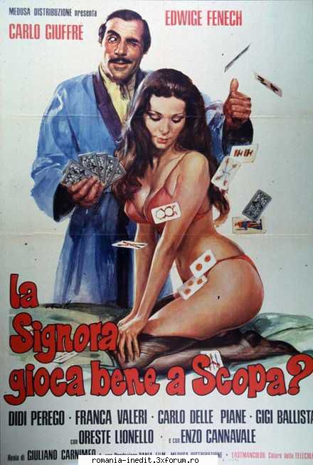 Edwige Fenech (1948� ) - Movie Collection - LA SIGNORA GIOCA BENE A SCOPA 1974 - Filme clasice - Old Movies