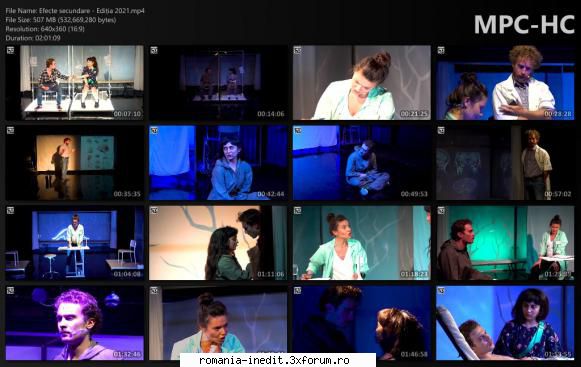 Efecte secundare(unteatru) - Autor: Lucy Prebble Traducere de Vlad - Teatru rom�nesc - Romanian Theater