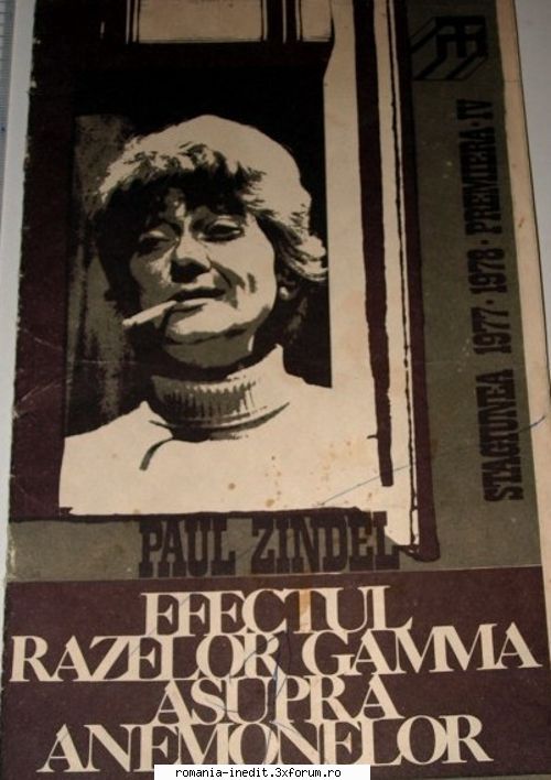 Efectul razelor Gamma asupra anemonelor (1977) (Teatru) - Efectul razelor - Teatru rom�nesc - Romanian Theater