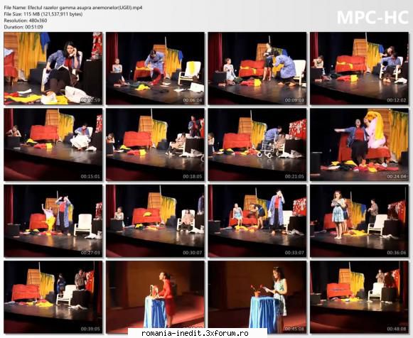 Efectul razelor gamma asupra anemonelor(UGEI) - Distributie: Sandra Prigo - Teatru rom�nesc - Romanian Theater