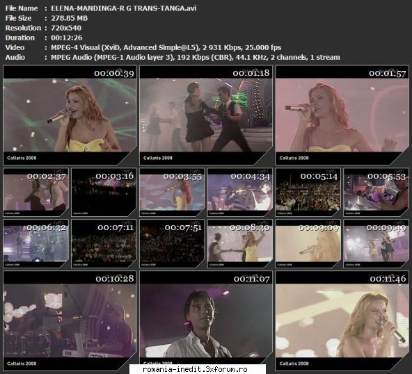 Elena Gheorghe - ELENA-MANDINGA-R G TRANS-TANGA - Sexy & Softcore