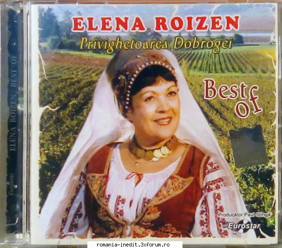 Elena Roizen Privighetoarea Dobrogei CD ORIGINAL 2014 - Folklore - Muzica populara romaneasca - Romanian folk