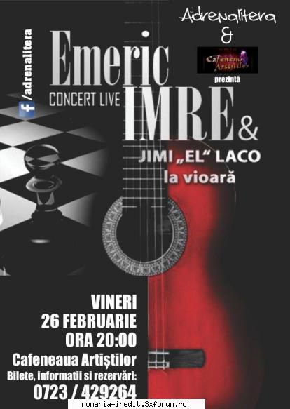Emeric Imre & Jimi "El" Laco Live in Buzau - Setlist: 1. Juramant - Albume MP3 romanesti - Romanian MP3 albums