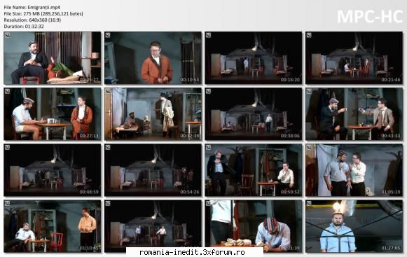 Emigrantii (Teatrul Ateneu Iasi) - Regia: Cătălin Cucu - Teatru rom�nesc - Romanian Theater