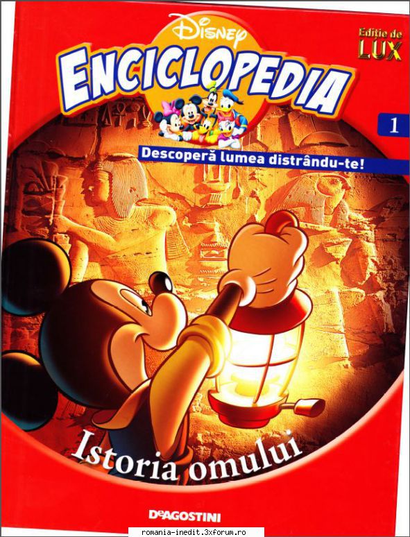 Enciclopedia Disney 39 volume - Nr. 1 - Istoria omului - Carti pentru copii - Books