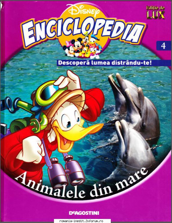 Enciclopedia Disney 39 volume - Nr. 4 - Animalele din mare - Carti pentru copii - Books