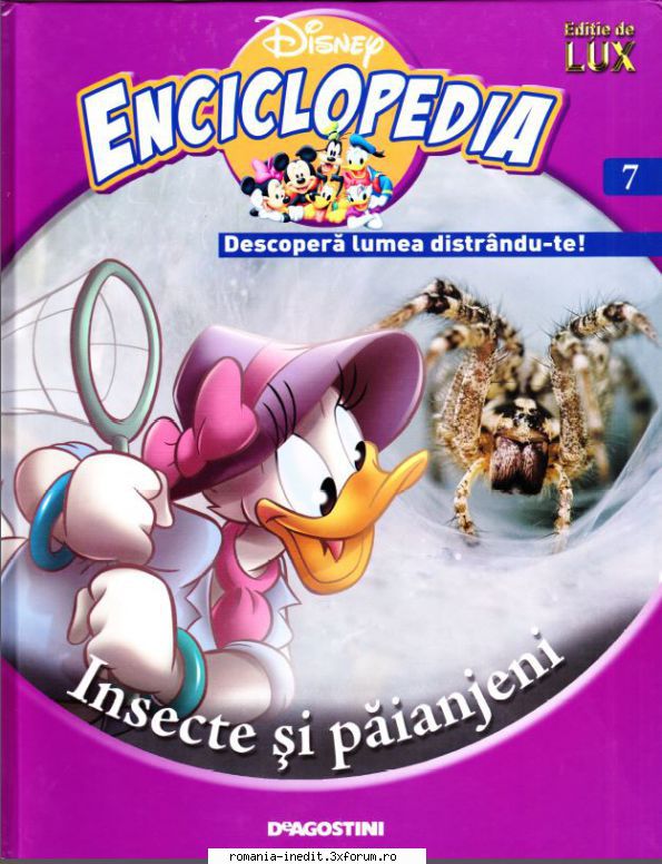 Enciclopedia Disney 39 volume - Nr. 7 - Insecte si paianjeni - Carti pentru copii - Books