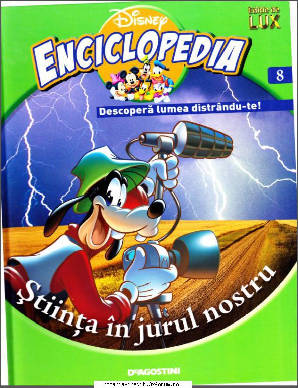Enciclopedia Disney 39 volume - Nr. 8 - Stiinta �n jurul nostru - Carti pentru copii - Books