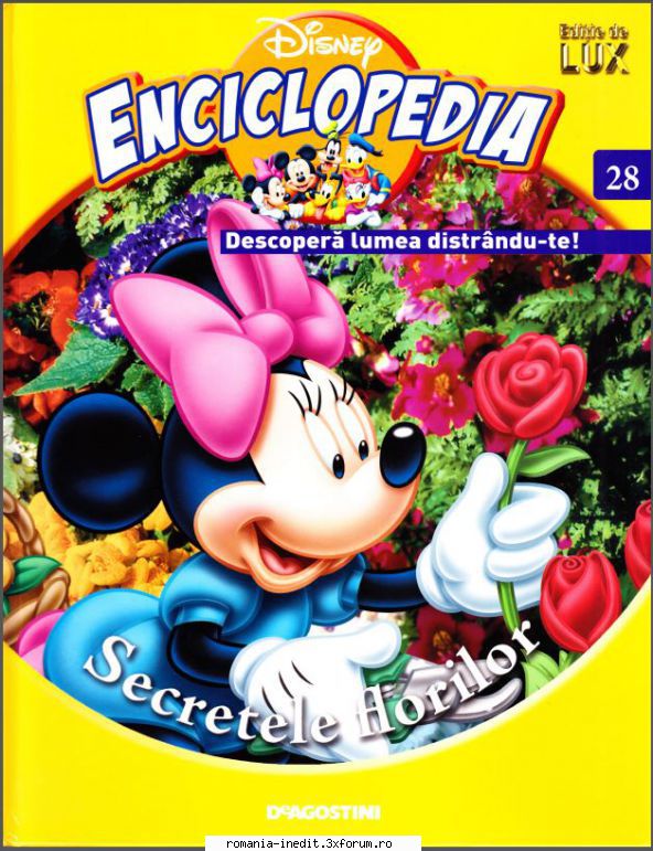 Enciclopedia Disney 39 volume - Nr. 28 - Secretele florilor - Carti pentru copii - Books