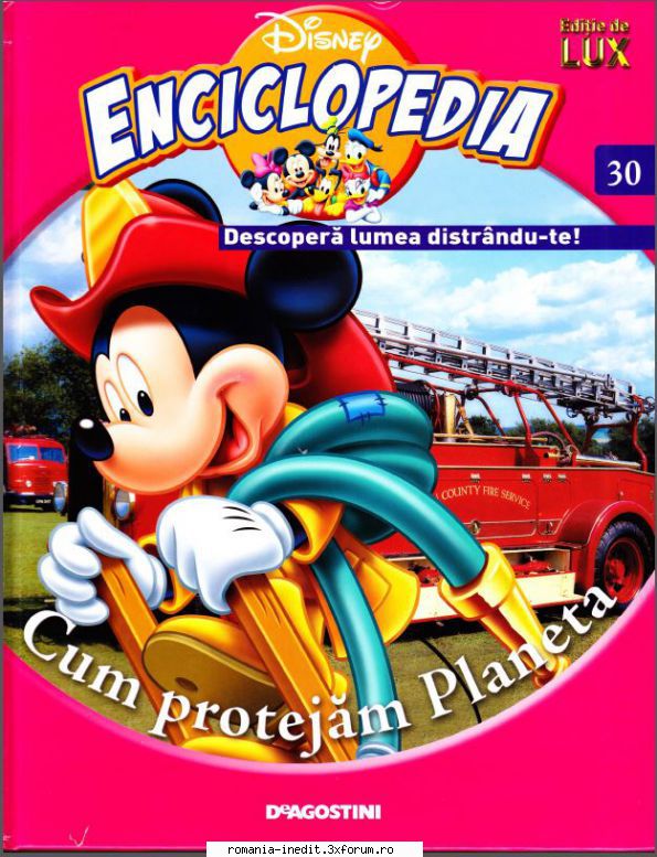 Enciclopedia Disney 39 volume - Nr. 30 - Cum protejam planeta - Carti pentru copii - Books