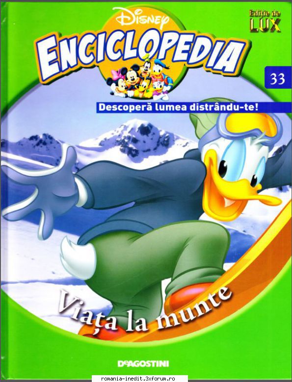 Enciclopedia Disney 39 volume - Nr. 33 - Viata la munte - Carti pentru copii - Books