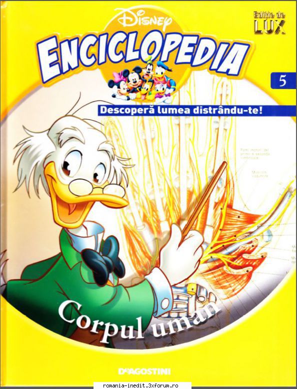 Enciclopedia Disney 39 volume - Nr. 5 - Corpul uman - Carti pentru copii - Books