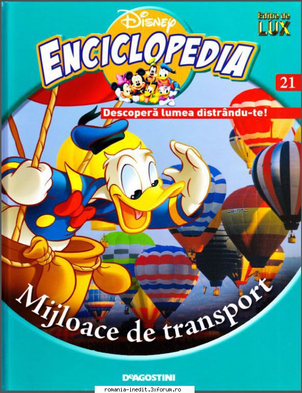 Enciclopedia Disney 39 volume - Nr. 21 - Mijloace de transport - Carti pentru copii - Books