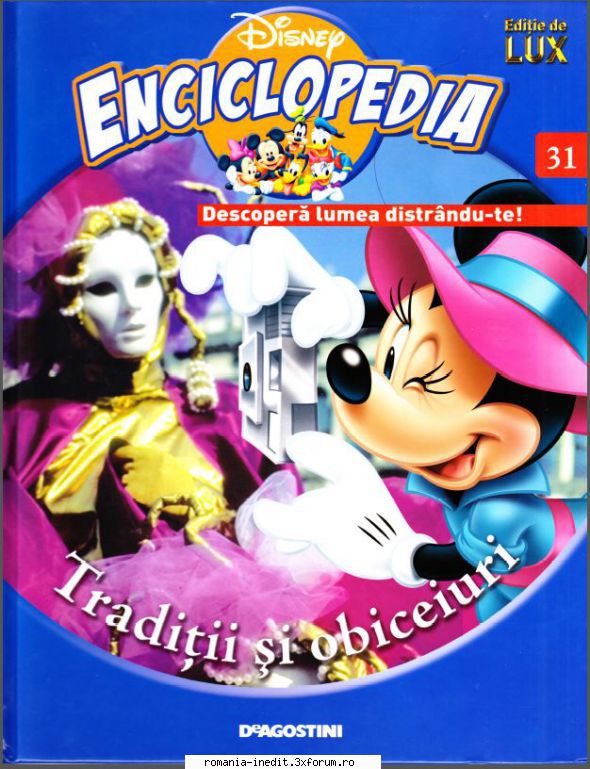 Enciclopedia Disney 39 volume - Nr. 31 - Traditii si obiceiuri - Carti pentru copii - Books