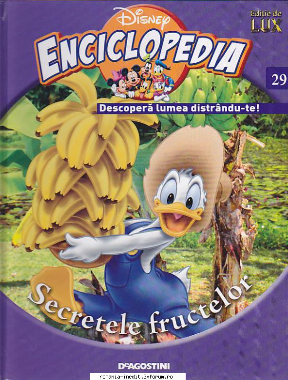 Enciclopedia Disney 39 volume - Nr. 29 - Secretele fructelor - Carti pentru copii - Books