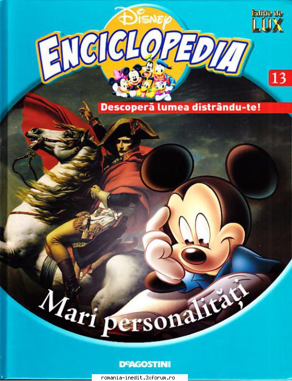 Enciclopedia Disney 39 volume - Nr. 13 - Mari personalitati - Carti pentru copii - Books