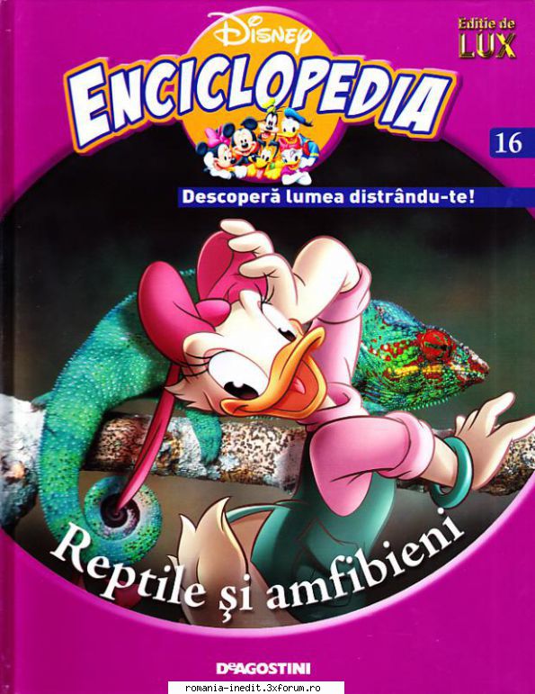 Enciclopedia Disney 39 volume - Nr. 16 - Reptile si amfibieni - Carti pentru copii - Books