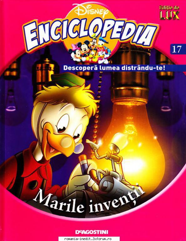 Enciclopedia Disney 39 volume - Nr. 17 - Mari inventii - Carti pentru copii - Books