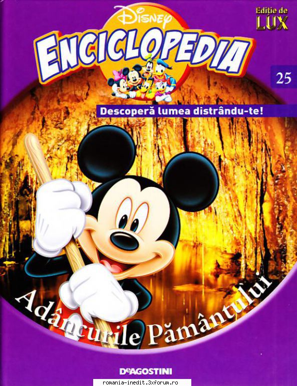 Enciclopedia Disney 39 volume - Nr. 25 - Ad�ncurile Pam�ntului - Carti pentru copii - Books