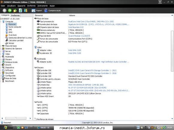 Eroare - De la programul everest - Tech Support