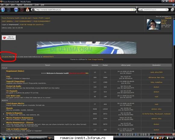 Eroare RomaniaInedit? - Am vrut sa fac un printscreen de mai multa - Off Topic