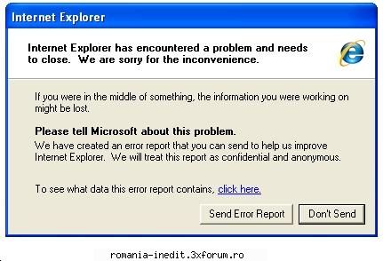 Eroare explorer 8 - poza3 Ma scuzati pentru postare multipla dar nu - Tech Support
