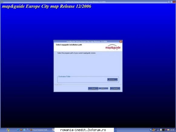 Eroare instalare Map & Guide - Se instaleaza pana la un moment dat, apoi nu - Tech Support