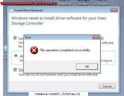 Eroare sau Succes?? - dragon_fly - Off Topic
