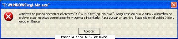 Eroare windows. - Salutare cum rezolv si eu acesta eroare - Tech Support