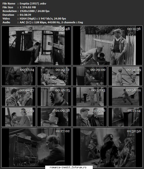 Eruptia (1957) - sasadoru - Filme rom�nesti - Romanian Movies