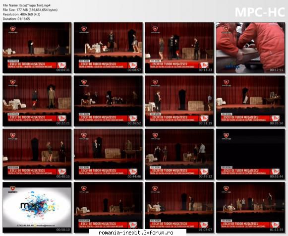 Escu(Trupa Ten) - bgl23 - Teatru rom�nesc - Romanian Theater