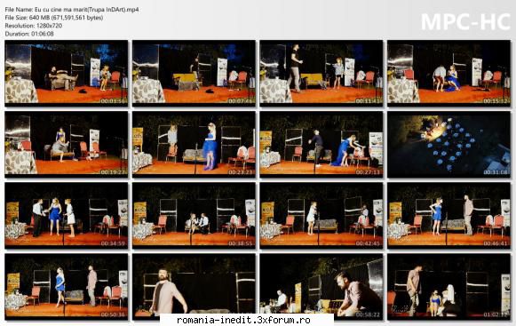 Eu cu cine ma marit (Trupa InDArt) - Regia: Bogdan Gagu Distributie - Teatru rom�nesc - Romanian Theater