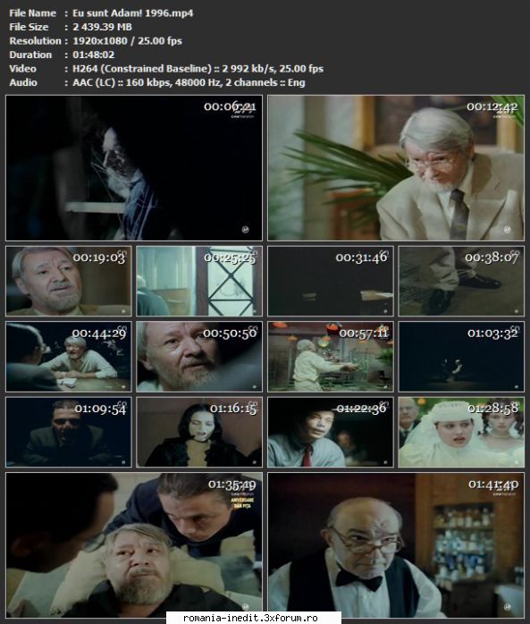 Eu sunt Adam (1996) - sasadoru - Filme rom�nesti - Romanian Movies