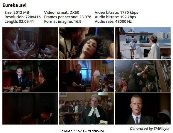 Eureka (1984) - Eureka (1983) DVDRip Subtitrare / Romana Audio / - Filme clasice - Old Movies