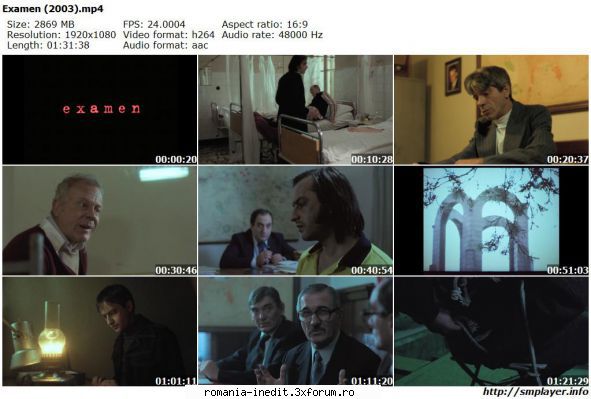 Examen (2003) - marianvo - Filme rom�nesti - Romanian Movies