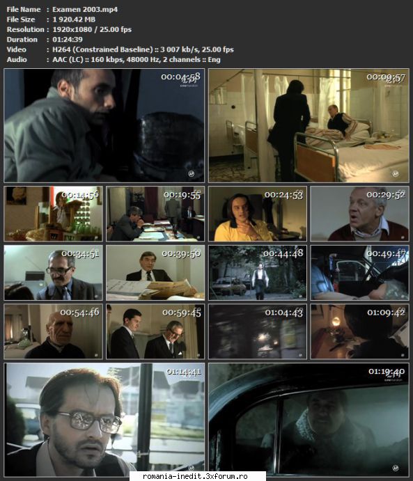 Examen (2003) - sasadoru - Filme rom�nesti - Romanian Movies
