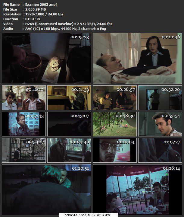 Examen (2003) - sasadoru - Filme rom�nesti - Romanian Movies