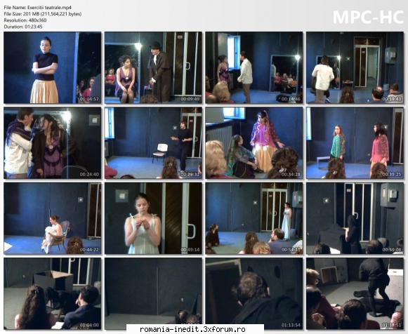 Exercitii teatrale - bgl23 - Teatru rom�nesc - Romanian Theater