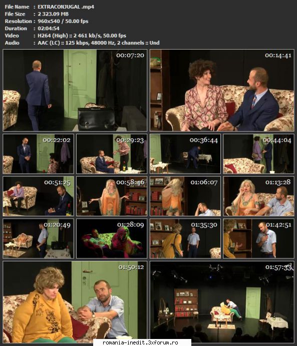 Extraconjugal(Teatrul de Arta Bucuresti) - sasadoru - Teatru rom�nesc - Romanian Theater