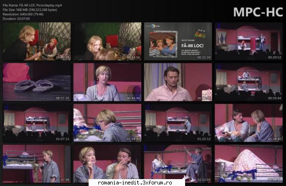 Fa-mi loc(Teatrul Infinit) - Distribuție: Medeea Marinescu și - Teatru rom�nesc - Romanian Theater