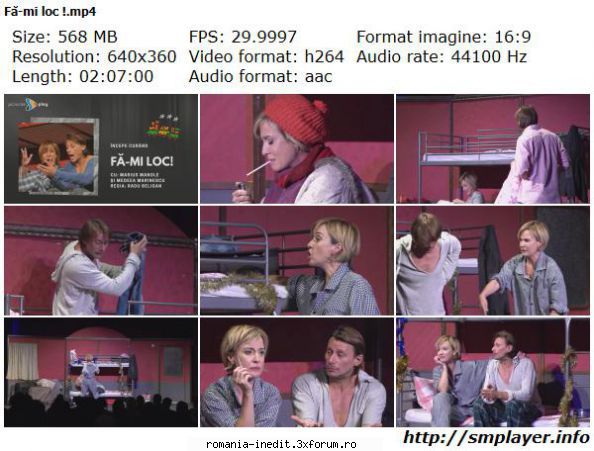 Fa-mi loc(Teatrul Infinit) - Multumiri !! Fă-mi loc! (2012) - Teatru rom�nesc - Romanian Theater