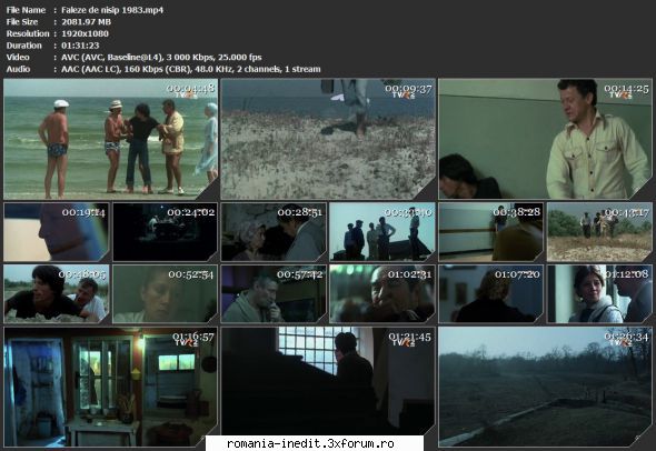 Faleze de nisip (1983) - sasadoru - Filme rom�nesti - Romanian Movies