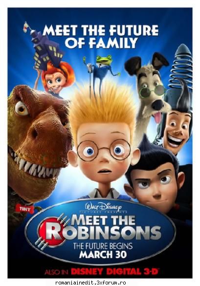 Familia Robinson / Meet the Robinsons (romana) - si DVD Rip: Join with - Filme pentru copii - Movies for kids