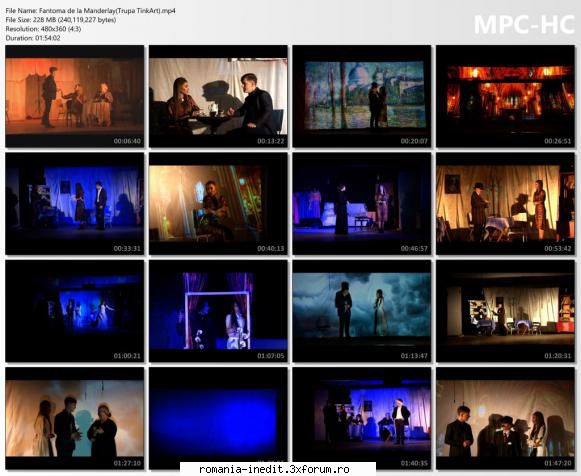Fantoma de la Manderlay(Trupa TinkArt) - bgl23 - Teatru rom�nesc - Romanian Theater