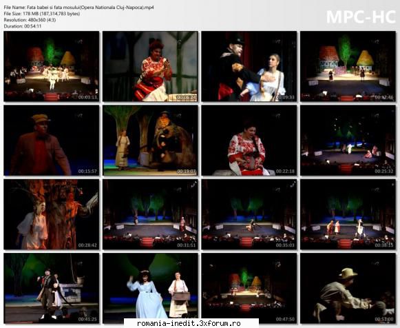 Fata babei si fata mosului(Opera Nationala Cluj-Napoca) - bgl23 - Teatru rom�nesc - Romanian Theater