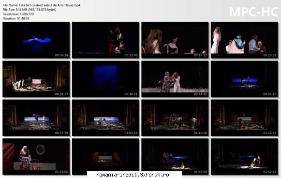 Fata fără zestre(Teatrul de Arta Deva) - Asistent regie: Teodor - Teatru rom�nesc - Romanian Theater