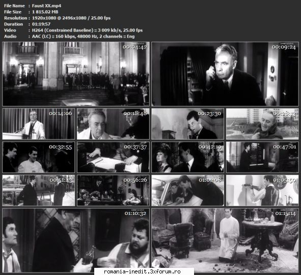Faust XX (1966) - sasadoru - Filme rom�nesti - Romanian Movies
