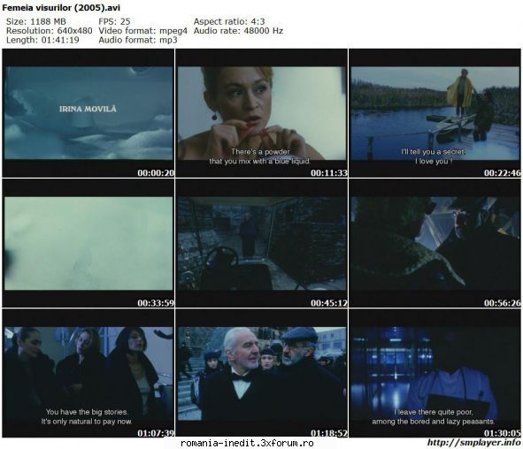 Femeia visurilor (2005) - marianvo - Filme rom�nesti - Romanian Movies