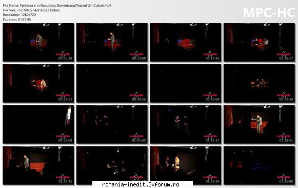 Fericirea e in Republica Dominicana(Teatrul din Culise) - Cu: Valentina C - Teatru rom�nesc - Romanian Theater